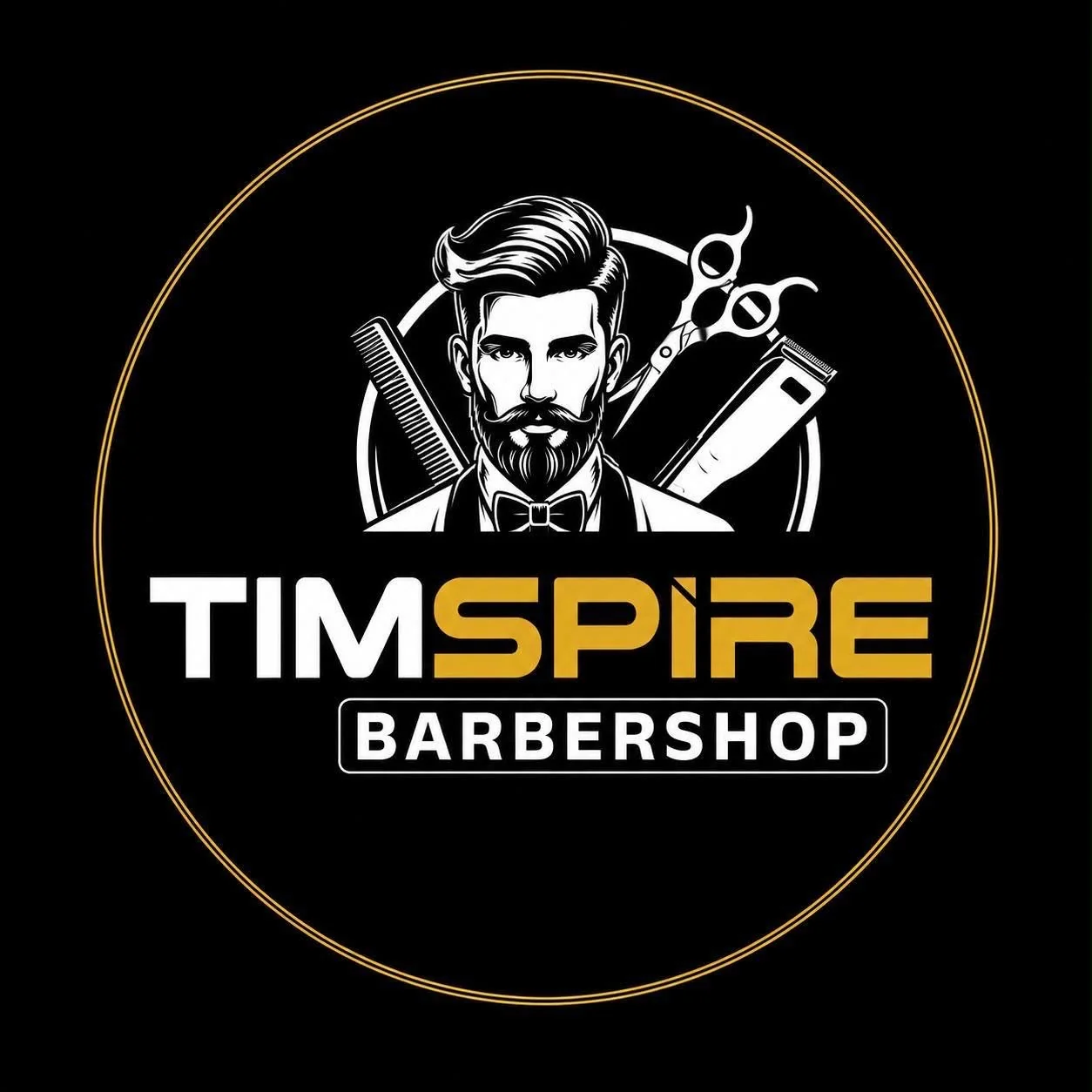 Timspire Barbershop logo